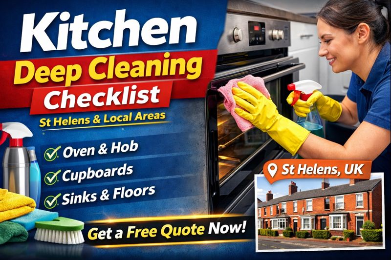 Kitchen Deep Cleaning Checklist