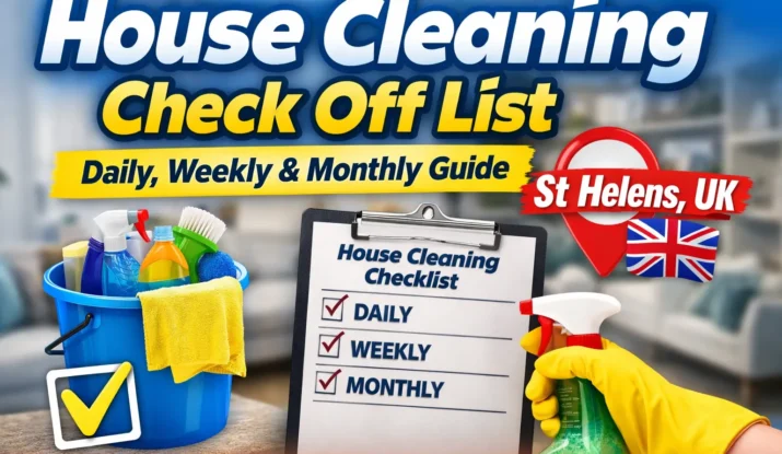 House Cleaning Check Off List