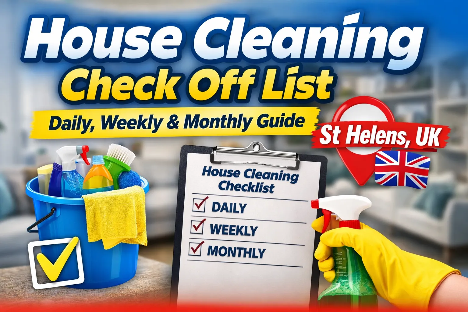 House Cleaning Check Off List