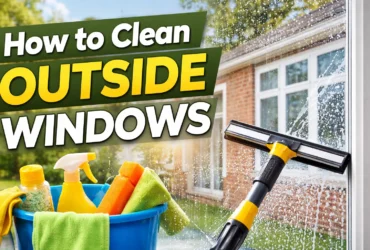 how to clean outside windows