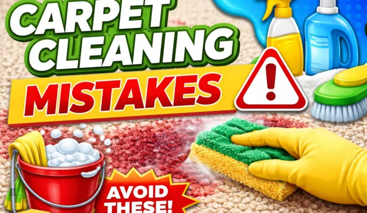 Carpet Cleaning Mistakes