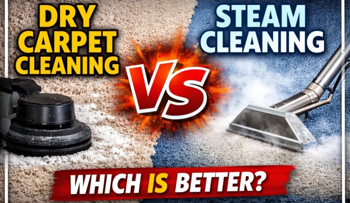 Dry carpet cleaning vs steam cleaning