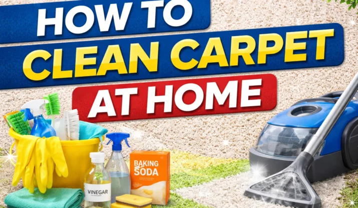How to Clean Carpet at Home