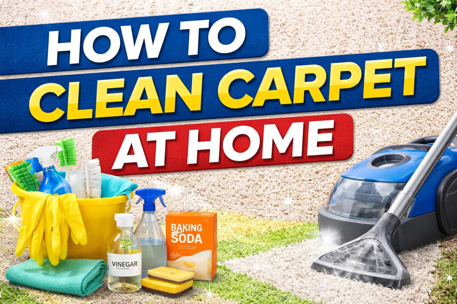 How to Clean Carpet at Home
