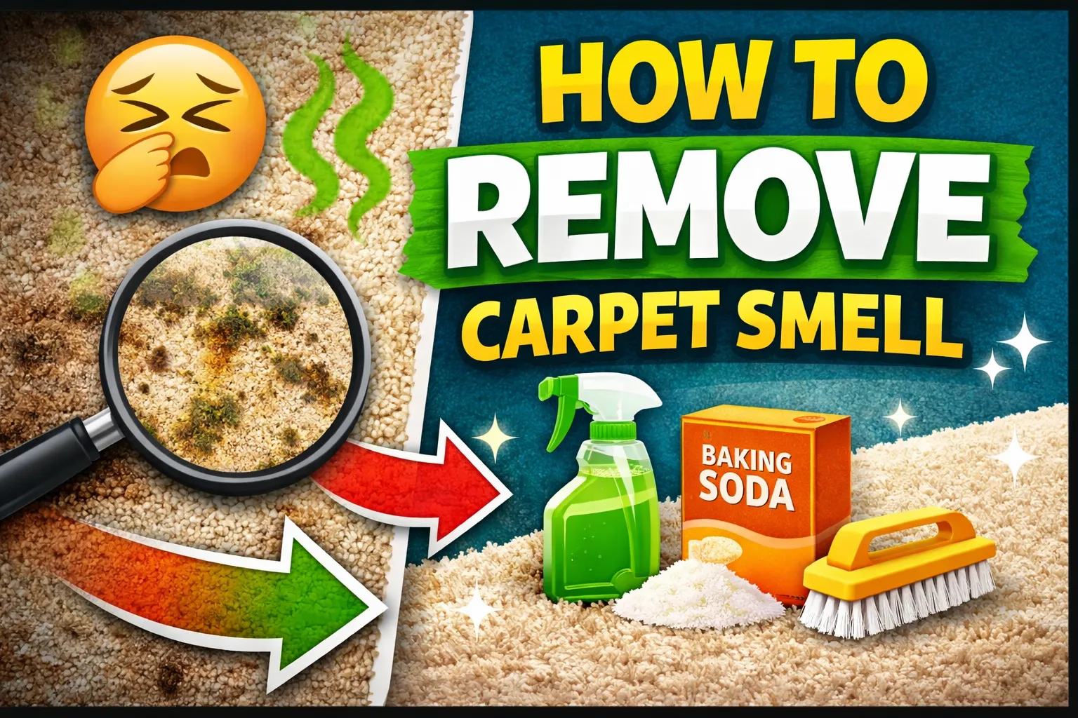 How to Remove Carpet Smell