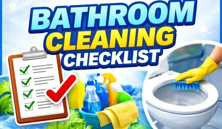bathroom cleaning checklist