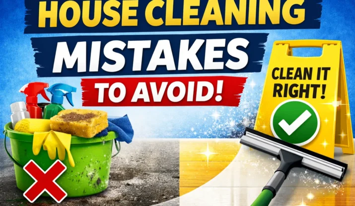 house cleaning mistakes