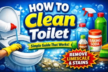 how to clean toilet