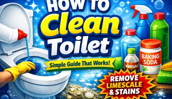 how to clean toilet