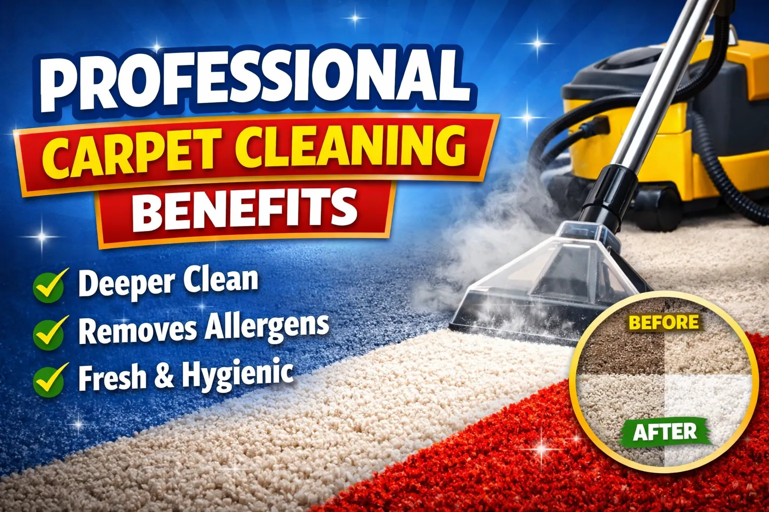 professional carpet cleaning benefits
