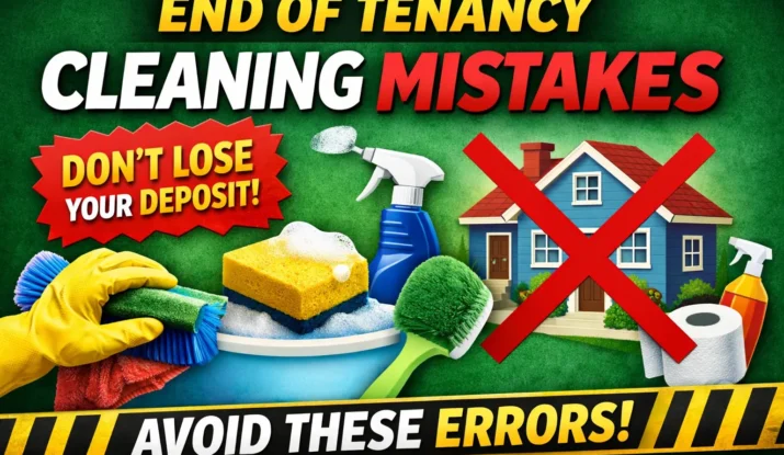Common End of Tenancy Cleaning Mistakes