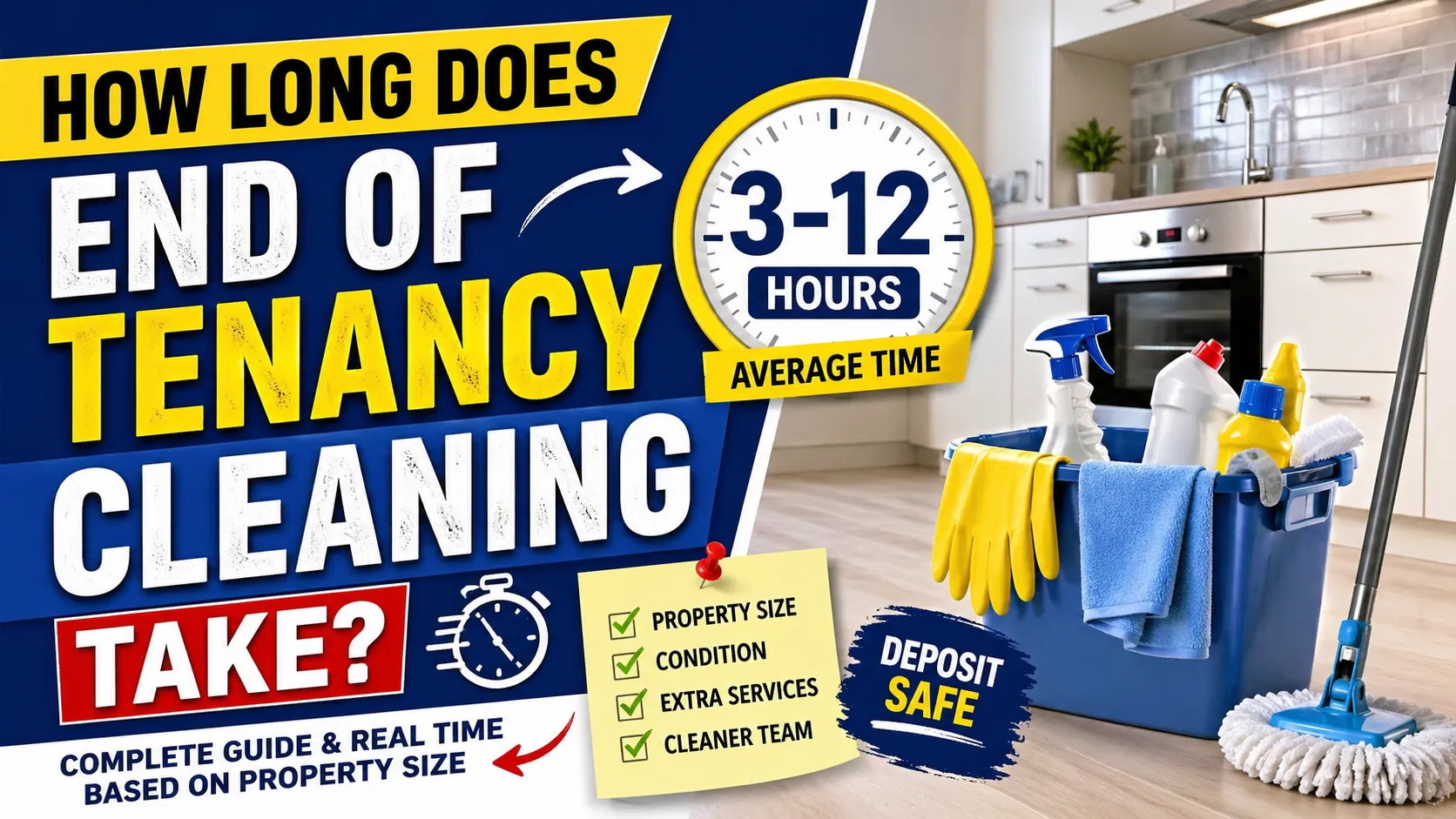 how long does end of tenancy cleaning take