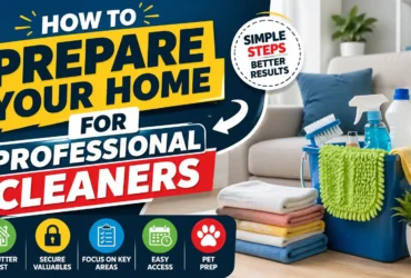 How to Prepare Your Home for Professional Cleaners