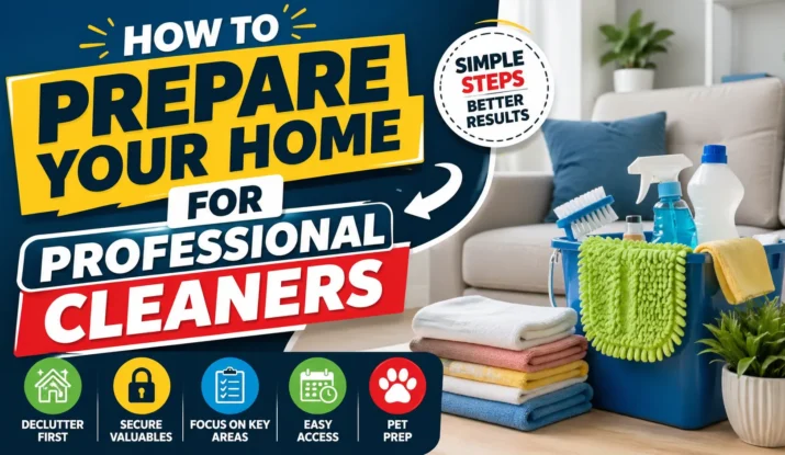 How to Prepare Your Home for Professional Cleaners