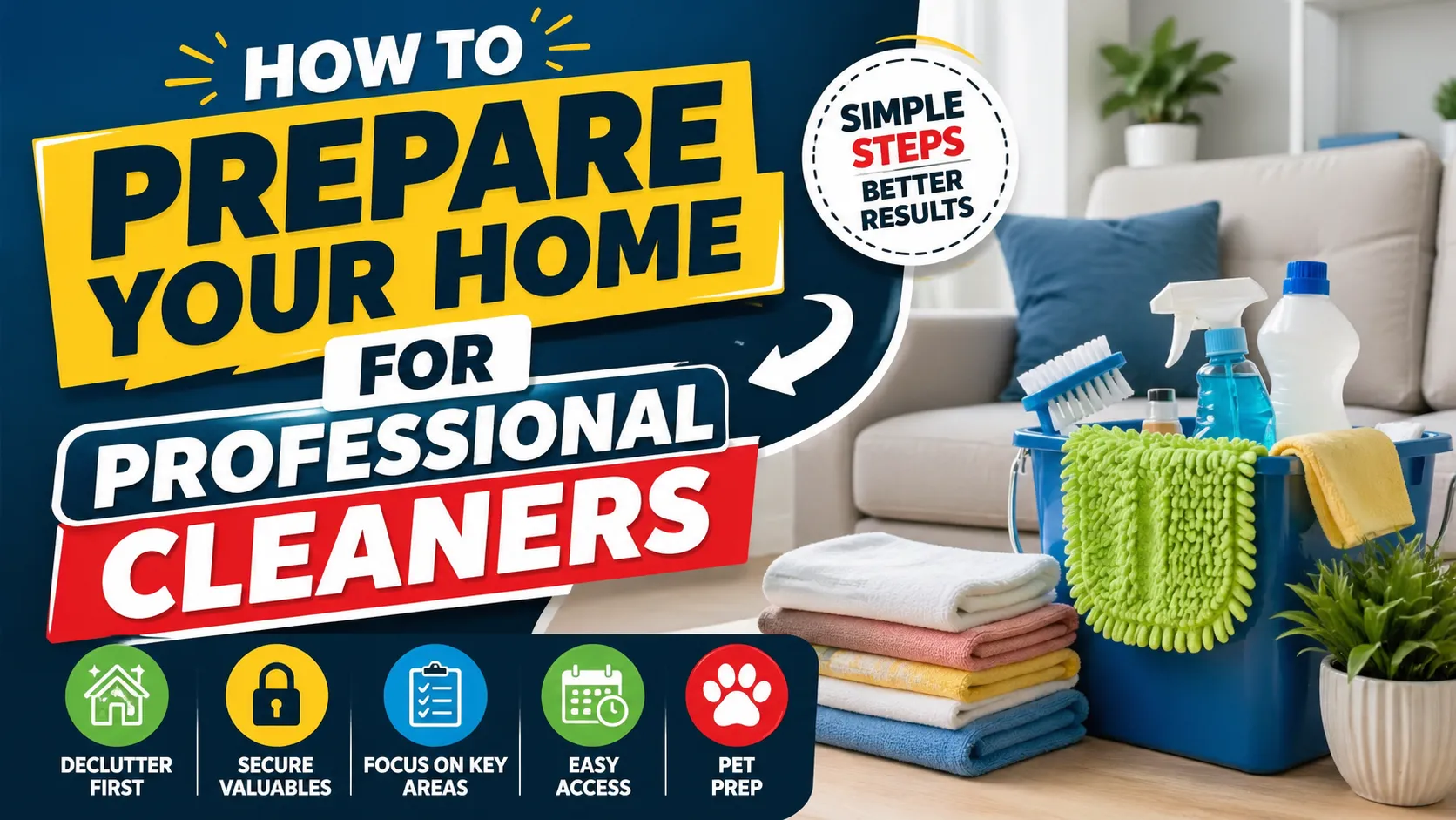 How to Prepare Your Home for Professional Cleaners
